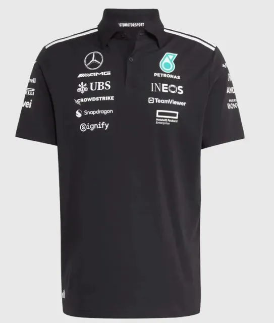 2025F1梅赛德斯黑色POLO