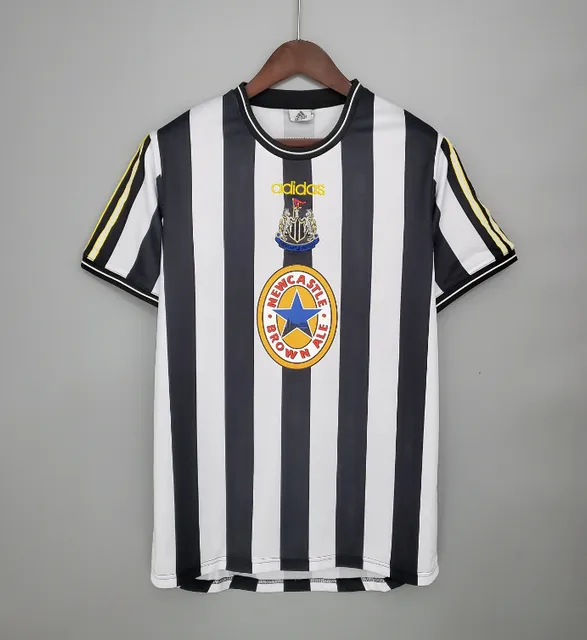 Adidas Newcastle United Home Jersey 1995-97 Brown Ale Sponsor