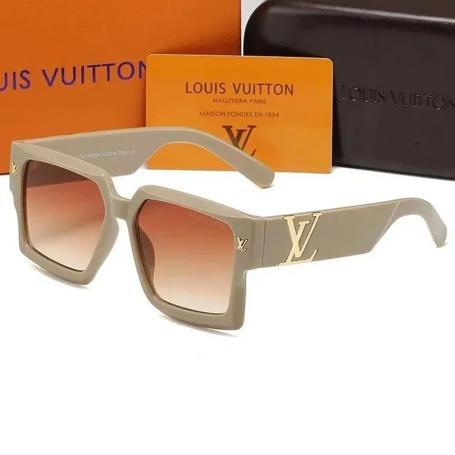 Louis Vuitton Square Sunglasses LV Logo Acetate