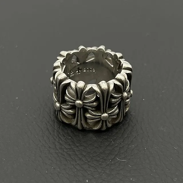 Chrome Hearts Cross Ring Silver