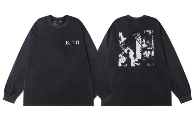 Er040 black long sleeve t