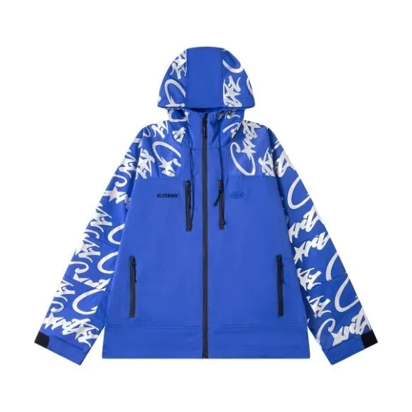 Gallery Dept. Printed Hooded Jacket Graffiti Print