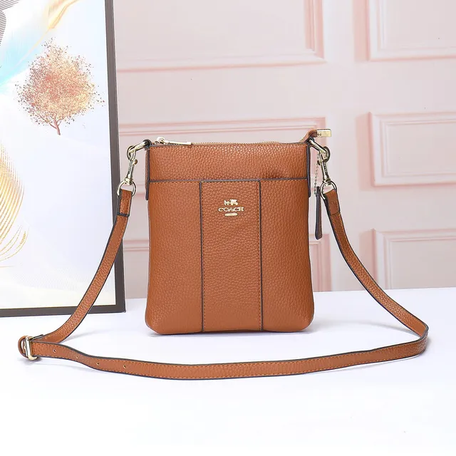 Coach Crossbody Bag Pebbled Leather