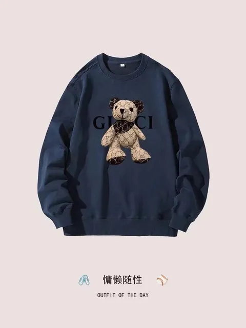 Gucci Crewneck Sweatshirt Teddy Bear Print