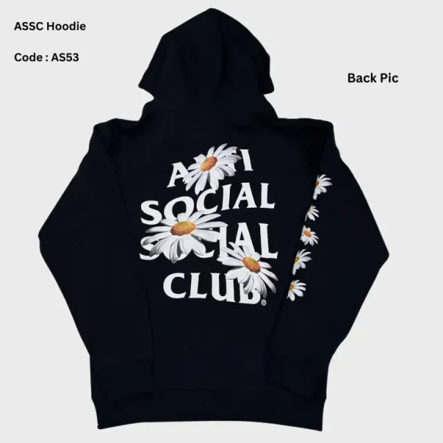Anti Social Social Club Hoodie Daisy Print