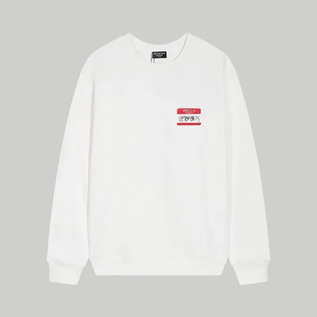 Balenciaga Crewneck Sweatshirt Hello Vetements Patch