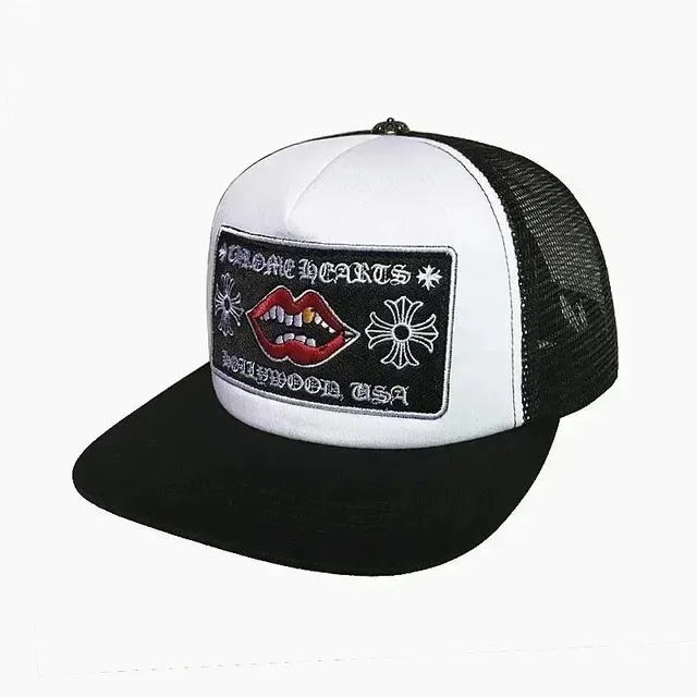 Chrome Hearts Trucker Cap Lips Patch