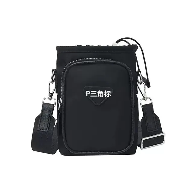 Prada Nylon Crossbody Pouch P Triangle Logo