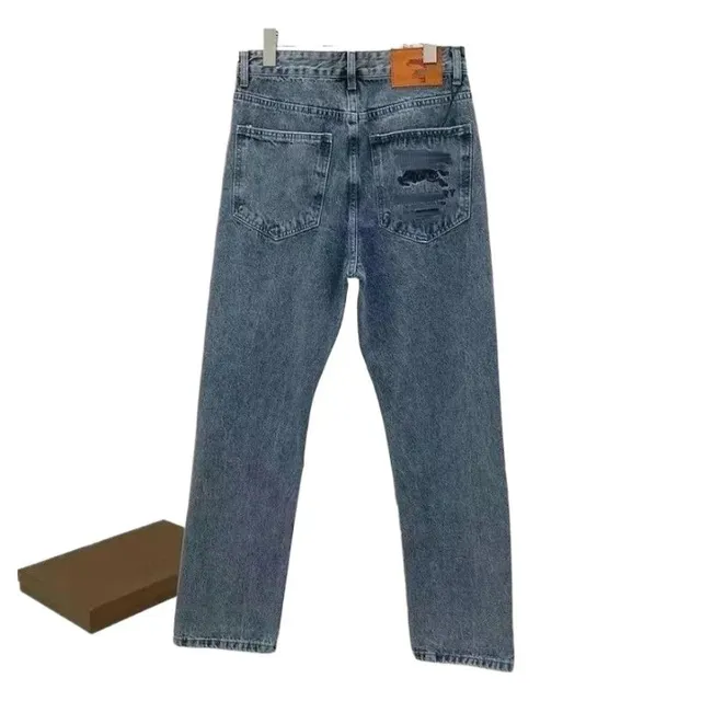 Levi's 501 Original Fit Medium Wash Distressed