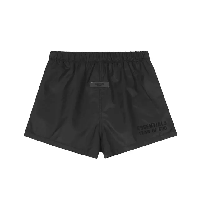 Fear of God Essentials Windbreaker Shorts Black
