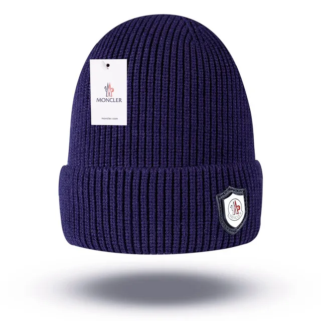 Moncler Ribbed Beanie Shield Patch