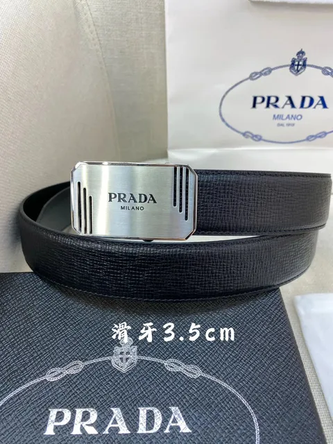 Prada Reversible Belt Saffiano Leather