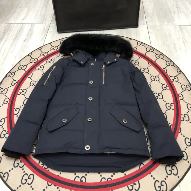 Navy blue (06 male black fur collar)