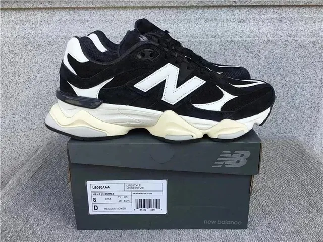 New Balance 9060 Black White Beige