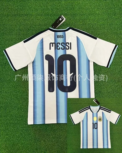 Adidas × Argentina National Team Argentina Home Jersey Messi #10