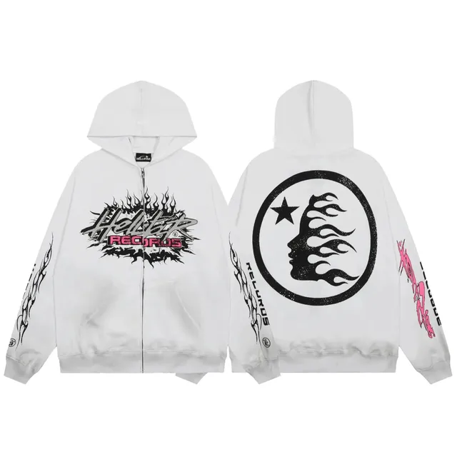Zip-Up Hoodie Hellstar Records Graphic