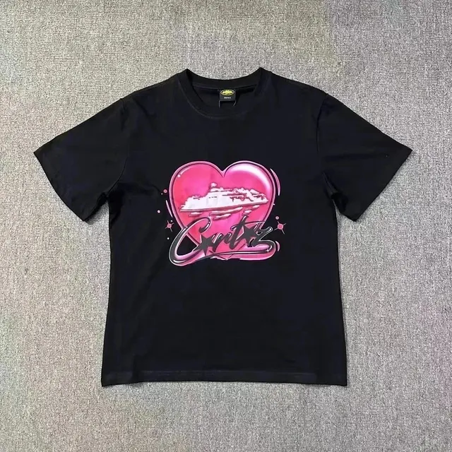 Corteiz Graphic Tee Heart Cruise Ship Print