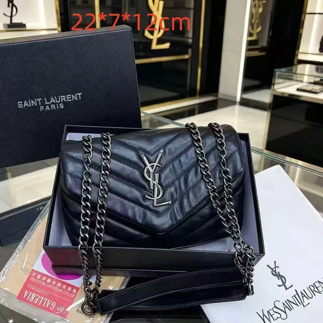 Saint Laurent Lou Lou Quilted Leather