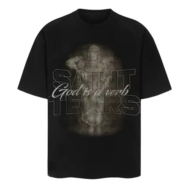 Saint Laurent Graphic T-Shirt God is a Verb