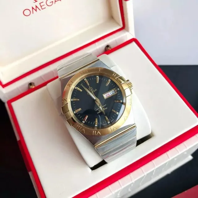 Omega Constellation Chronometer Two-Tone with Date