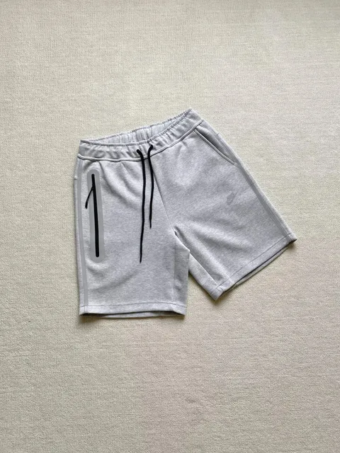 反光拉链短裤-1