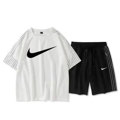 Nike T-Shirt and Shorts Set Swoosh Logo