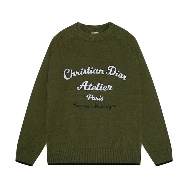 Dior Atelier Paris Sweater Embroidered Logo