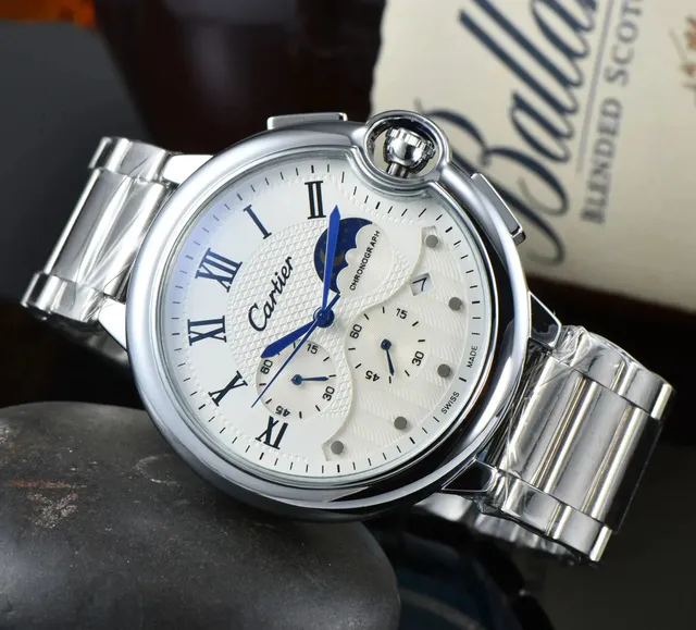 Cartier Santos Chronograph Moon Phase