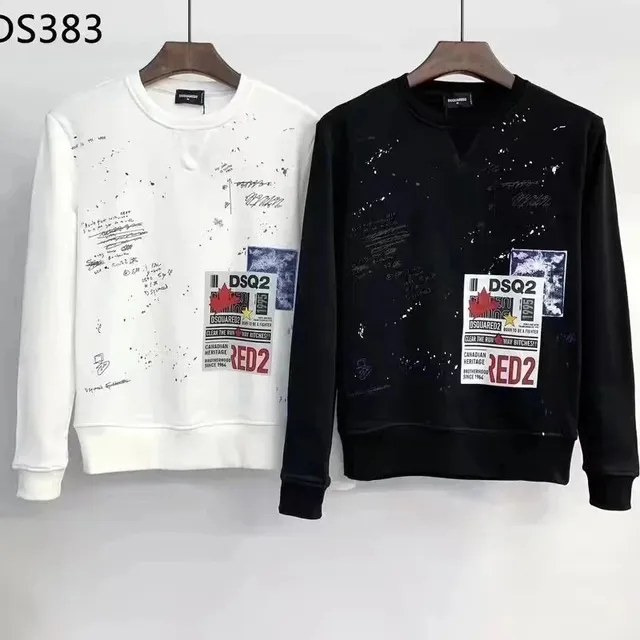 Dsquared2 Crewneck Sweatshirt Paint Splatter Patch