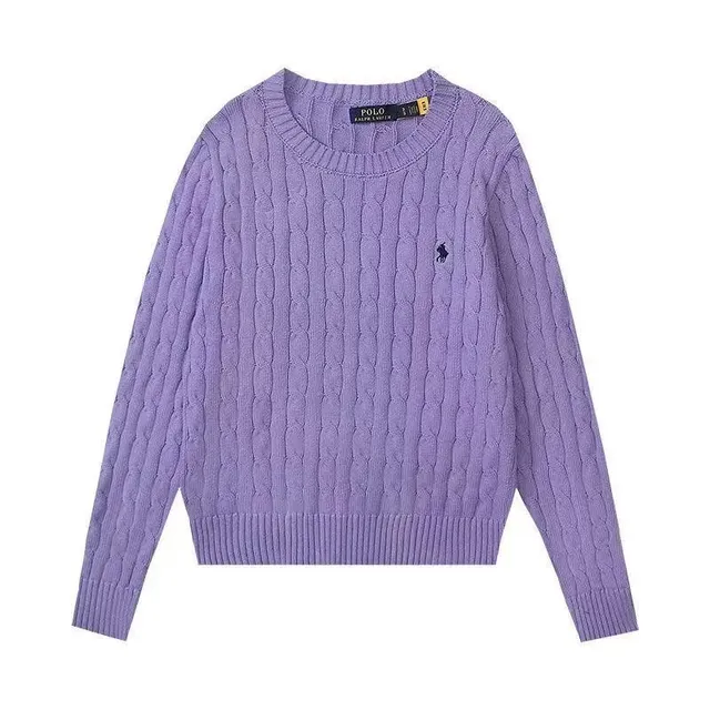 Polo Ralph Lauren Cable Knit Sweater Lavender