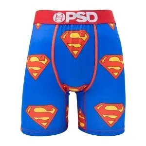 PSD Boxer Briefs Superman Logo Print