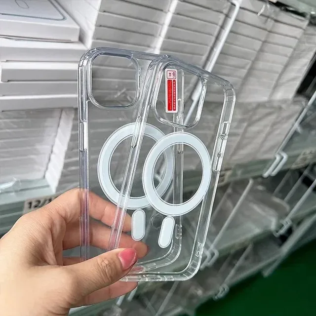 Apple MagSafe Case Clear with Ring Holder