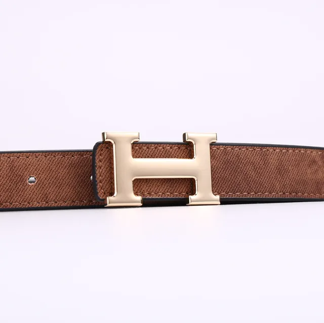 Hermès H Buckle Belt Gold Hardware
