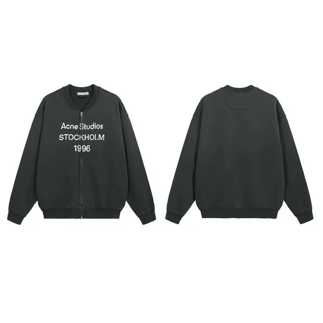 Acne Studios Zip-Up Sweatshirt Stockholm 1996