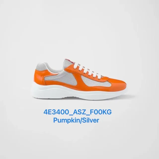 Prada Linea Rossa Sneaker Pumpkin/Silver