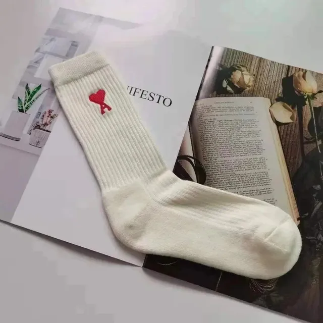 Amiri Crew Sock Heart Logo
