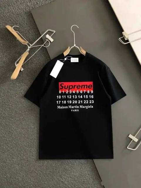 Supreme × Maison Margiela Box Logo Tee Maison Martin Margiela Collaboration