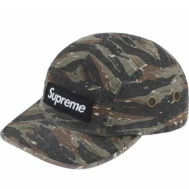 Supreme Camp Cap Tiger Camo
