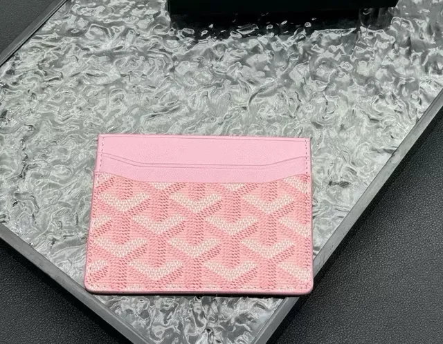 Goyard Card Holder Goyardine Canvas