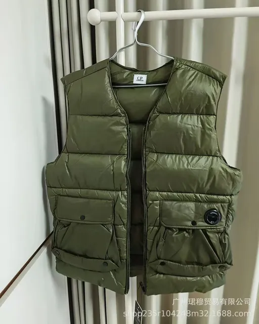 C.P. Company Goggle Vest Olive
