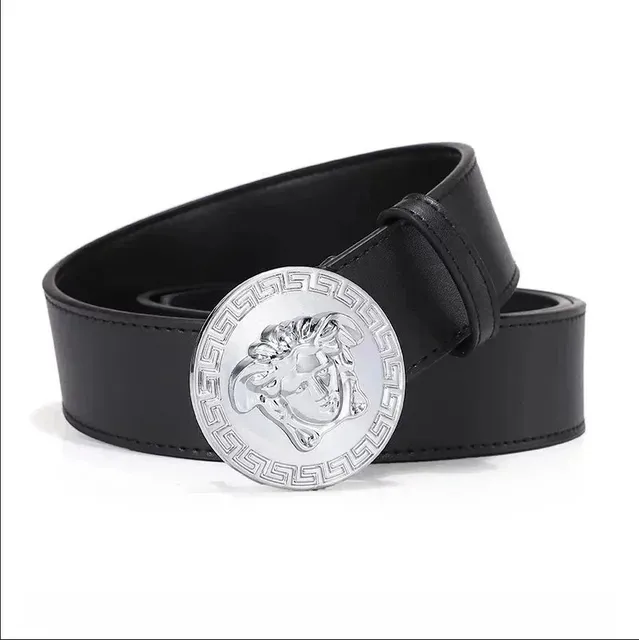Versace Medusa Belt Silver Medusa Buckle