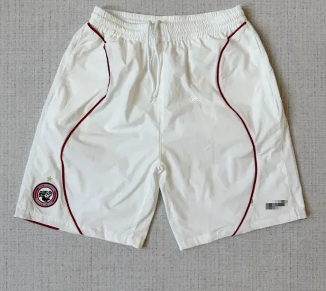 AC Milan × Adidas Training Shorts White with Red Piping