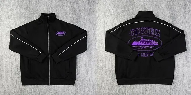 Corteiz Track Jacket Cruise Ship Graphic