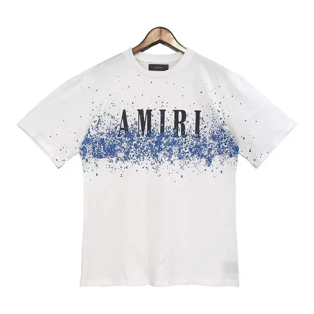 Amiri Graphic Tee Splatter Print