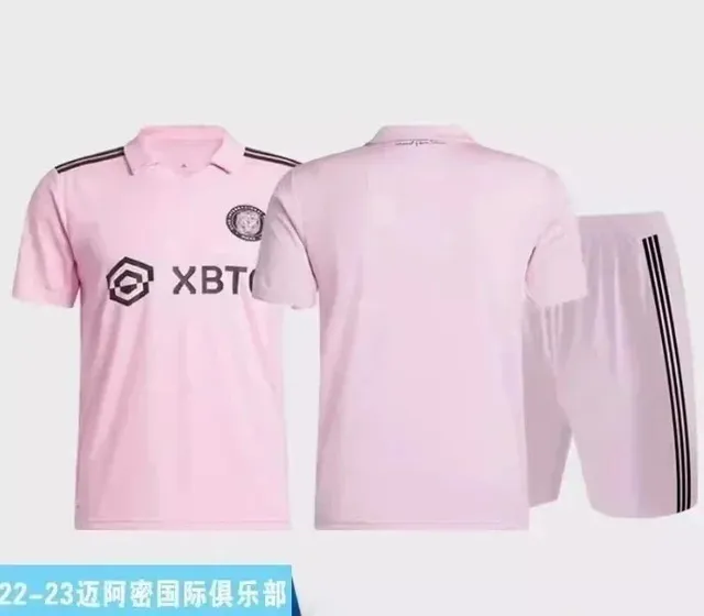 Adidas 22-23 Manchester City Third Kit Pink with Black Stripes