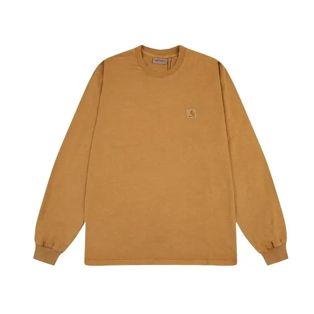 Carhartt Long Sleeve T-Shirt Washed Mustard