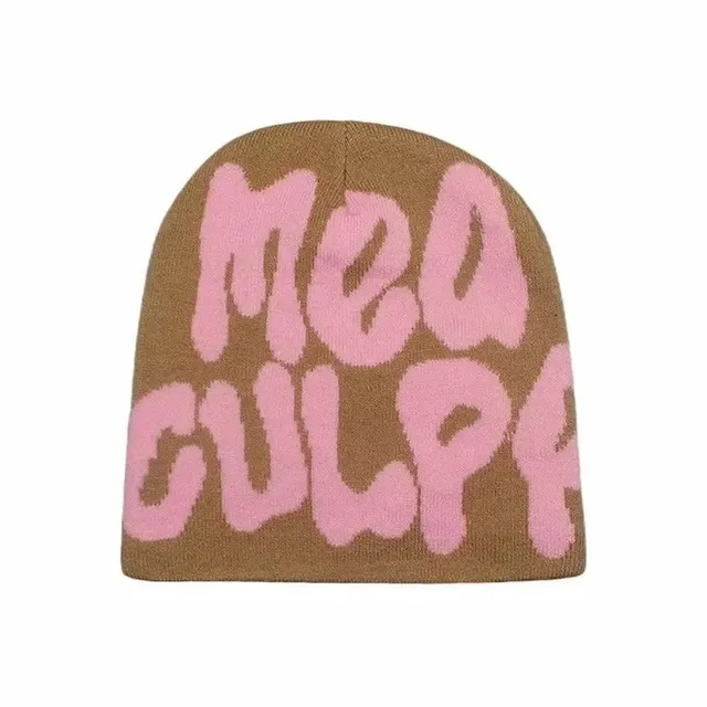 Mea Culpa Knit Beanie Logo