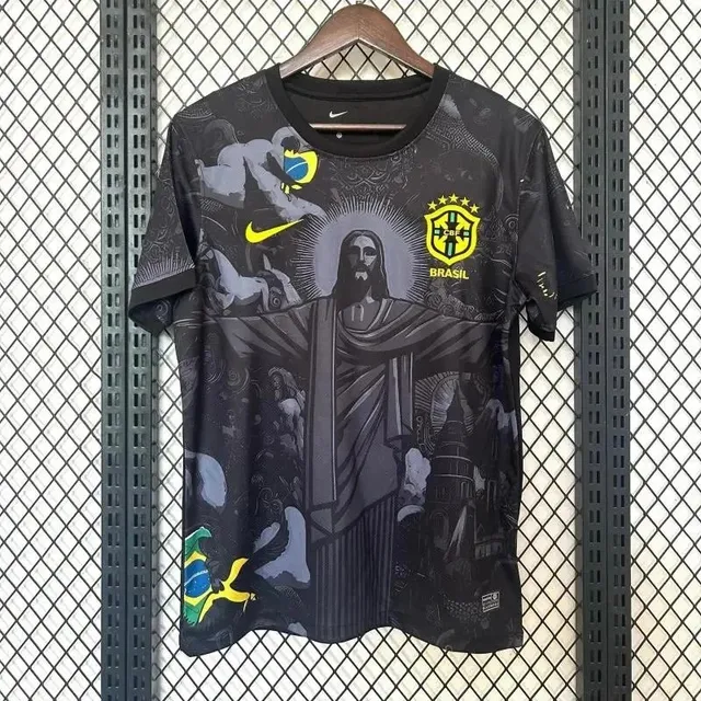 Nike Brazil National Team Jersey Christ the Redeemer Graphic