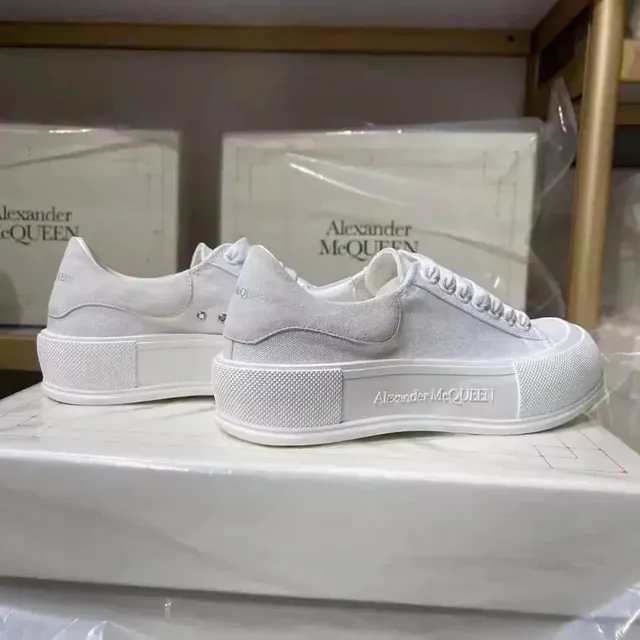 Alexander McQueen Oversized Sneaker Triple White