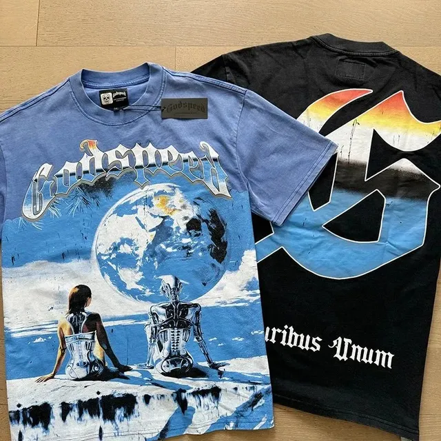 Graphic Tee Godspeed Earth Print